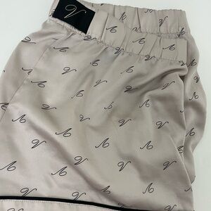 Silky light pink VS pj shorts